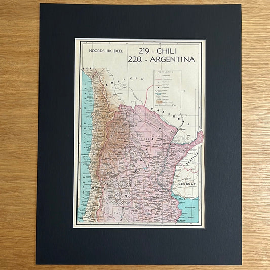 Noordelijk deel Chili en Argentinië 1939