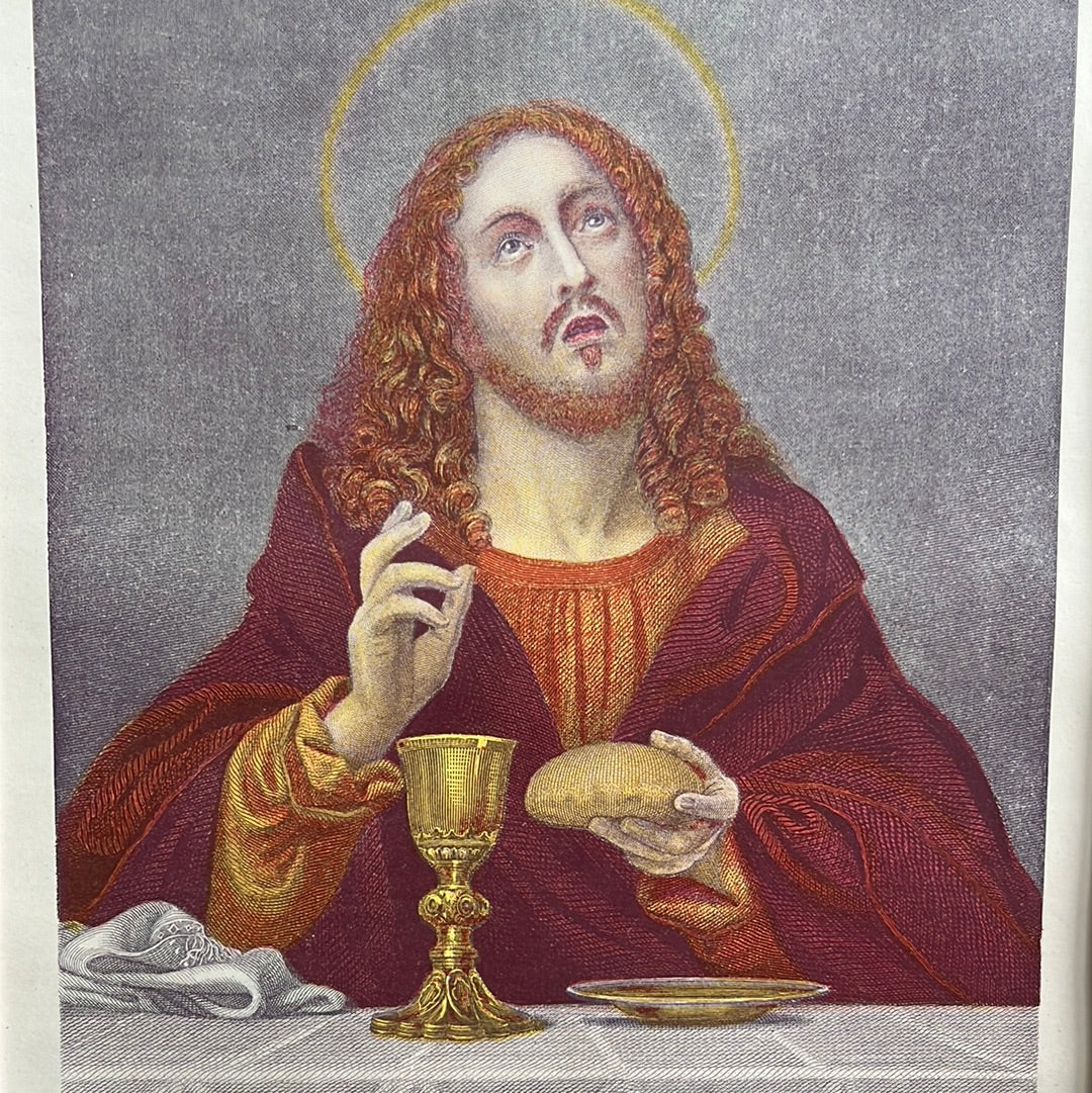 Jesus breaks bread and gives thanks (late 19th century)