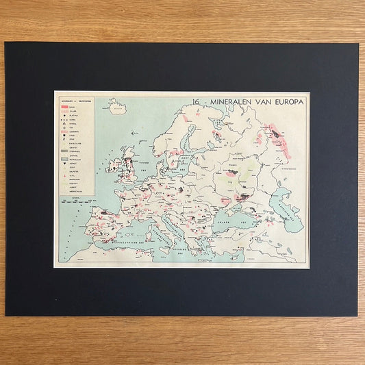 Minerals of Europe 1939