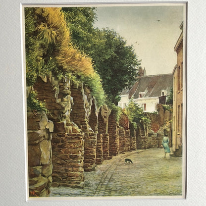 Plate 8: Street in Maastricht 1938