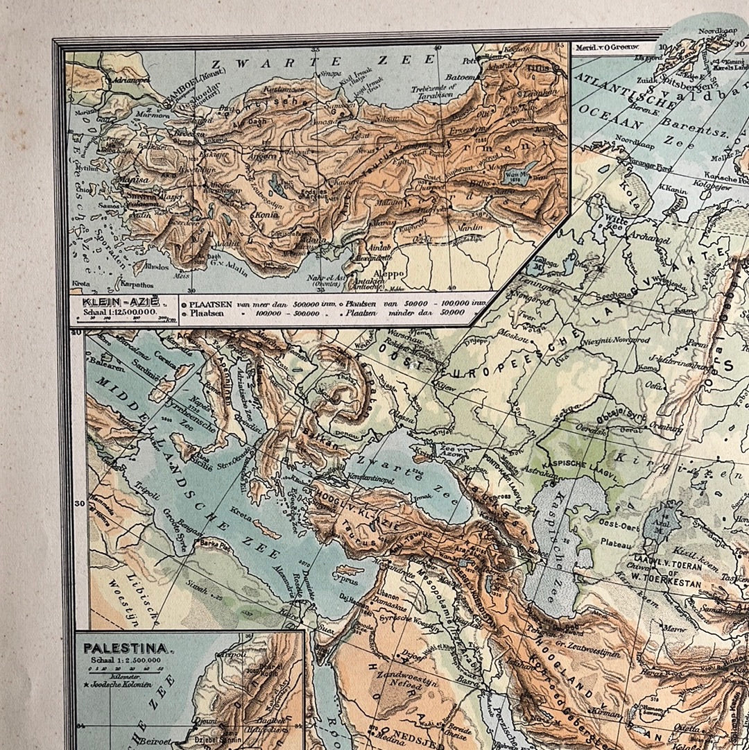 Azië, Klein-Azië en Palestina 1932