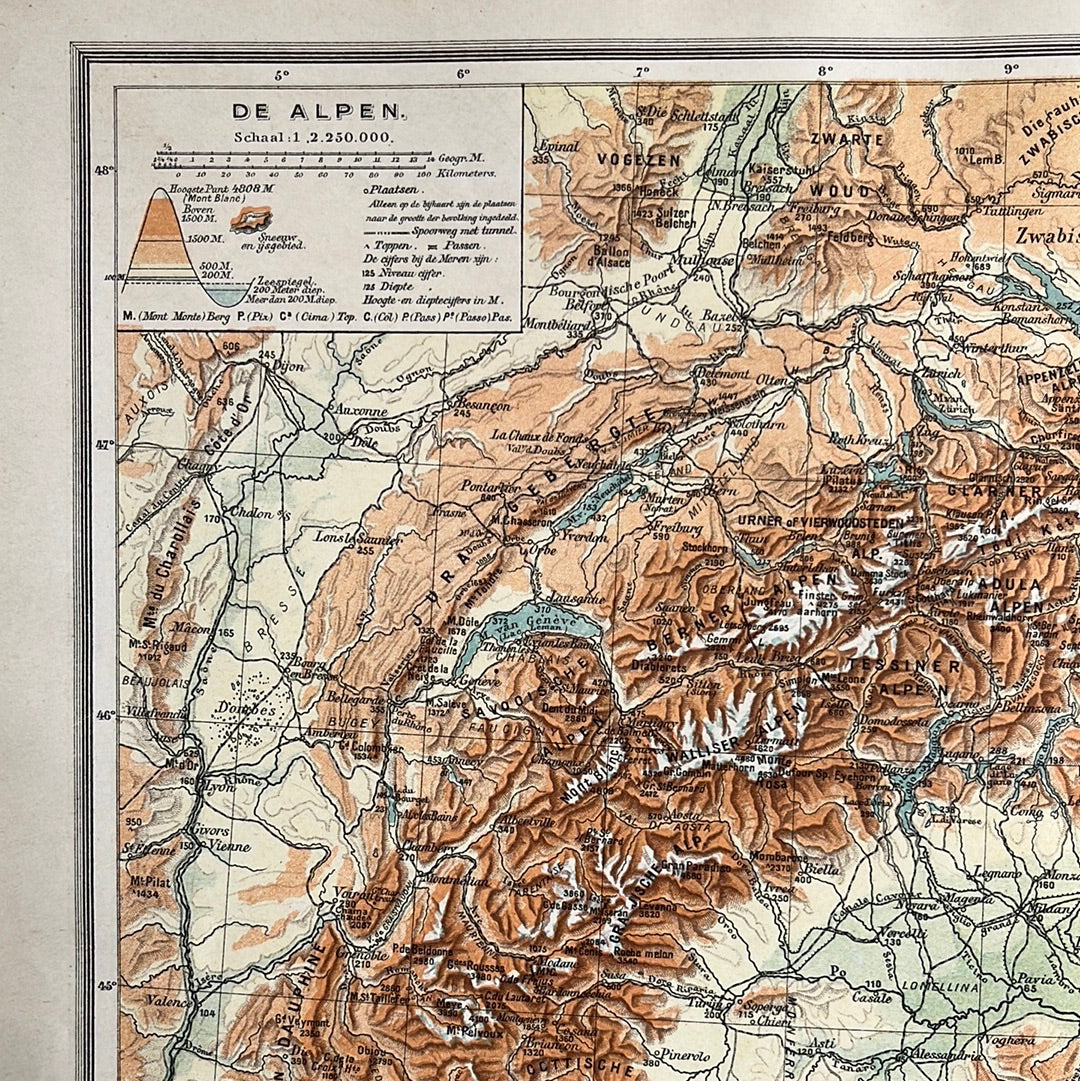 Die Alpen 1923