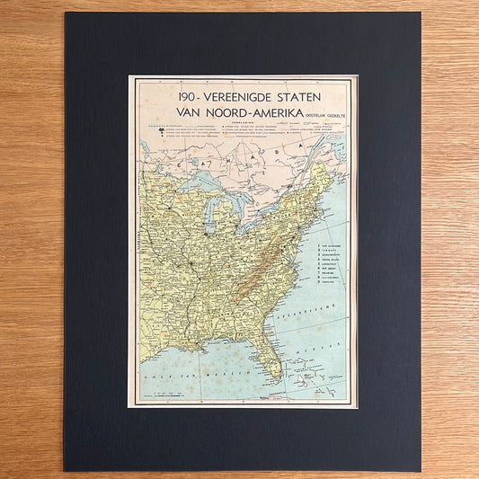 Verenigde Staten van Amerika oostelijk deel 1939