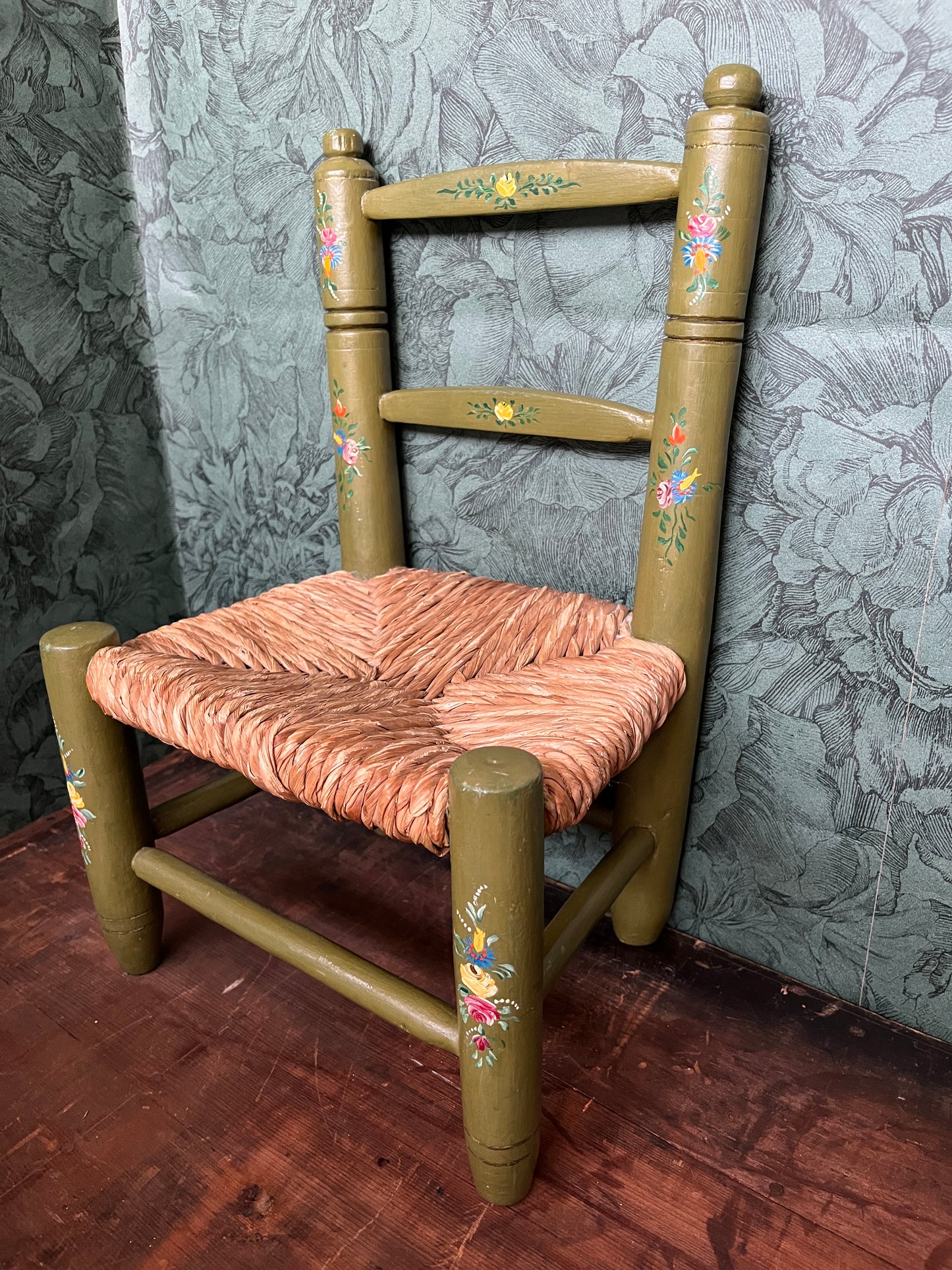 Hand-painted children's chair