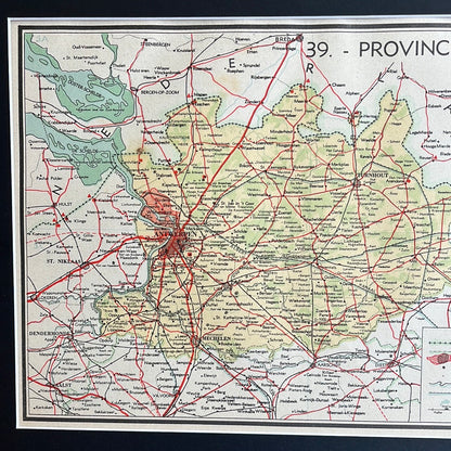 Provinz Antwerpen, Belgien 1939