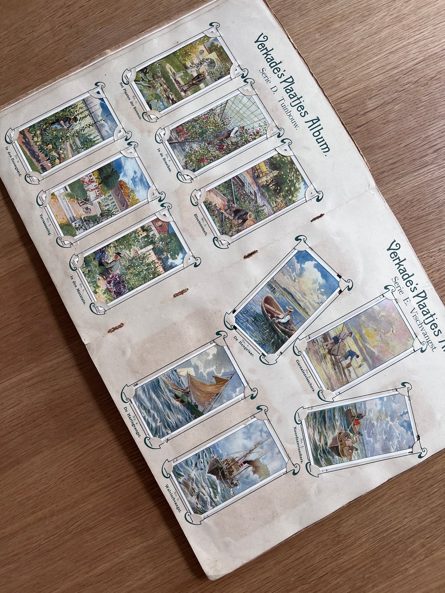 Verkade Plaatjesalbum 1 serie A-X 1903 compleet