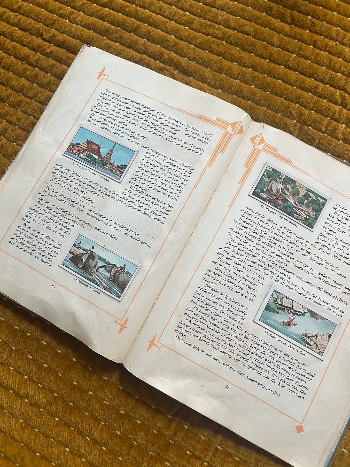 Langs den luchtweg van Amsterdam naar Batavia plaatjesalbum 1933