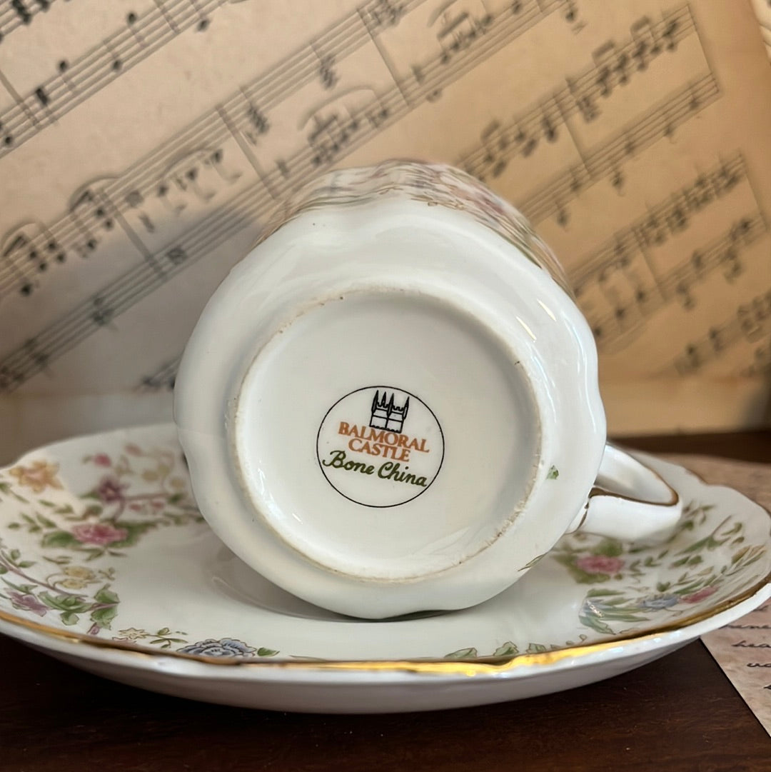Balmoral Castle cup and saucer