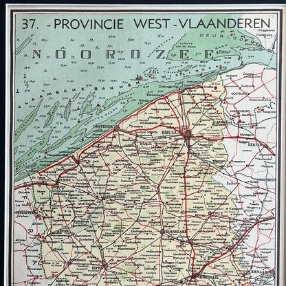 Provinz Westflandern, Belgien 1939