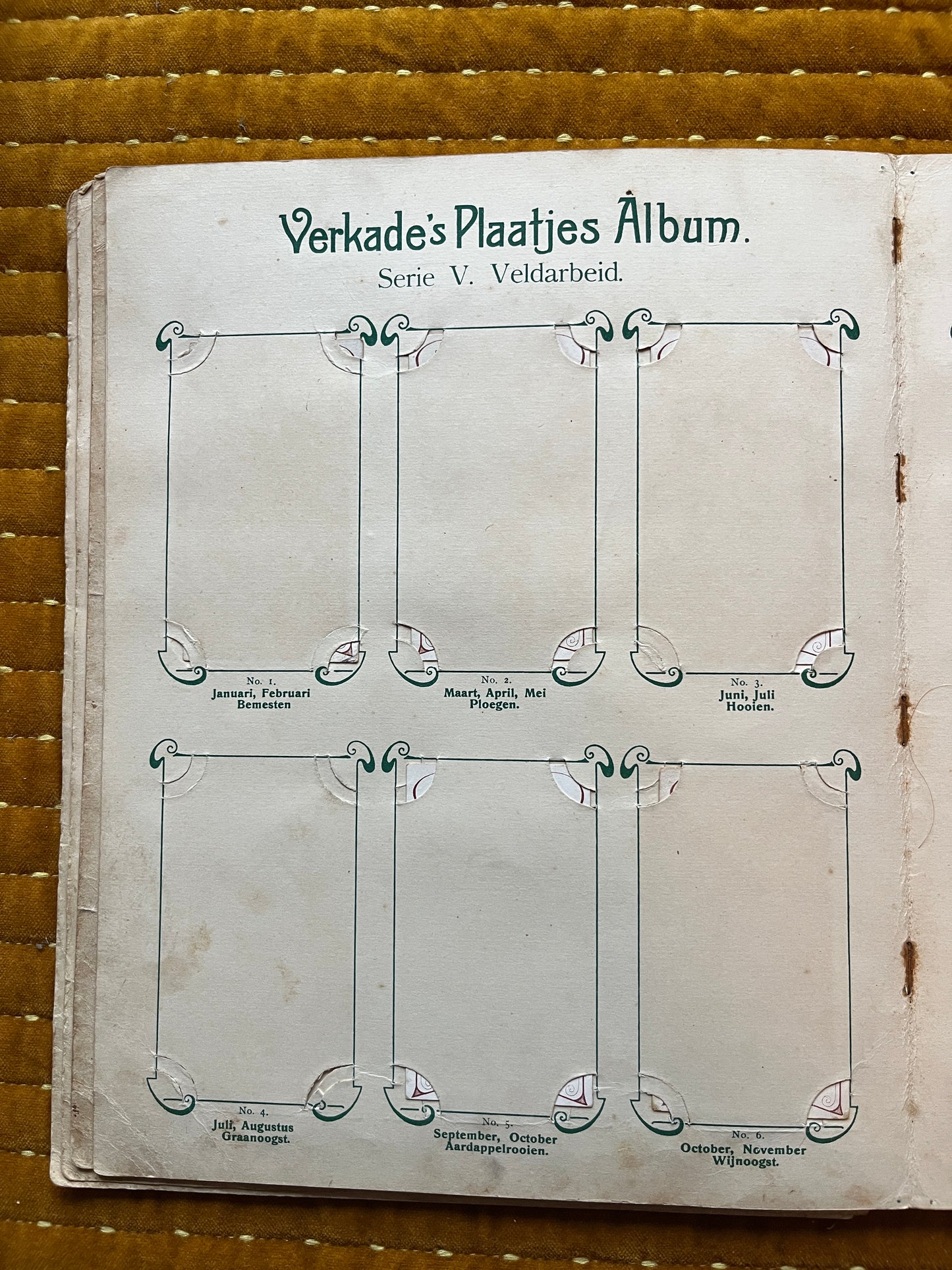 Verkade Bilderalbum 1 (1903) Lose Bilder Serie V Feldarbeit