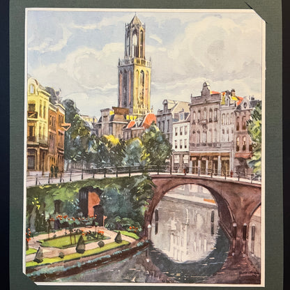 Utrecht. Uit het album 'Zwerftochten door ons Land. Utrecht' uit 1931.