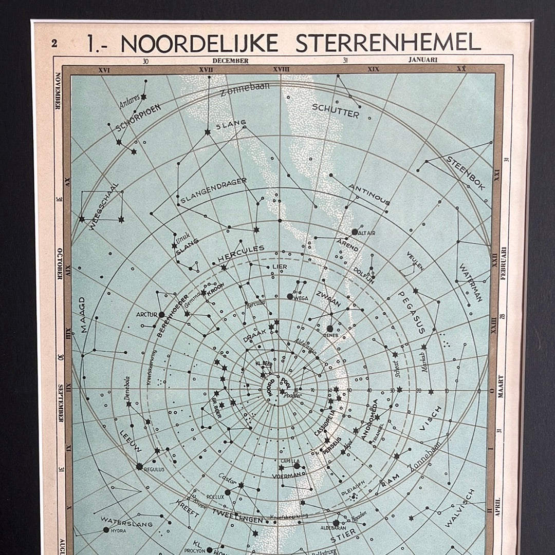 Nördlicher Sternenhimmel 1939