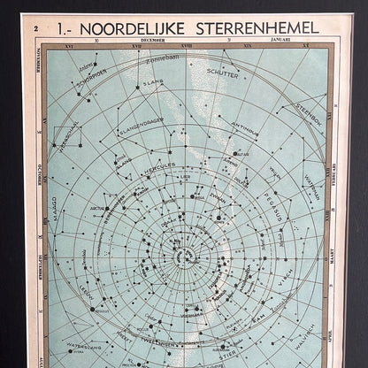 Nördlicher Sternenhimmel 1939
