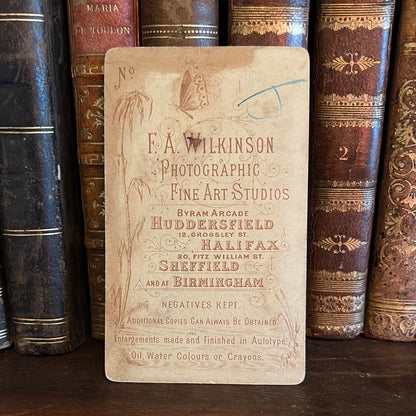 Carte de visite F.A. Wilkinson Sheffield