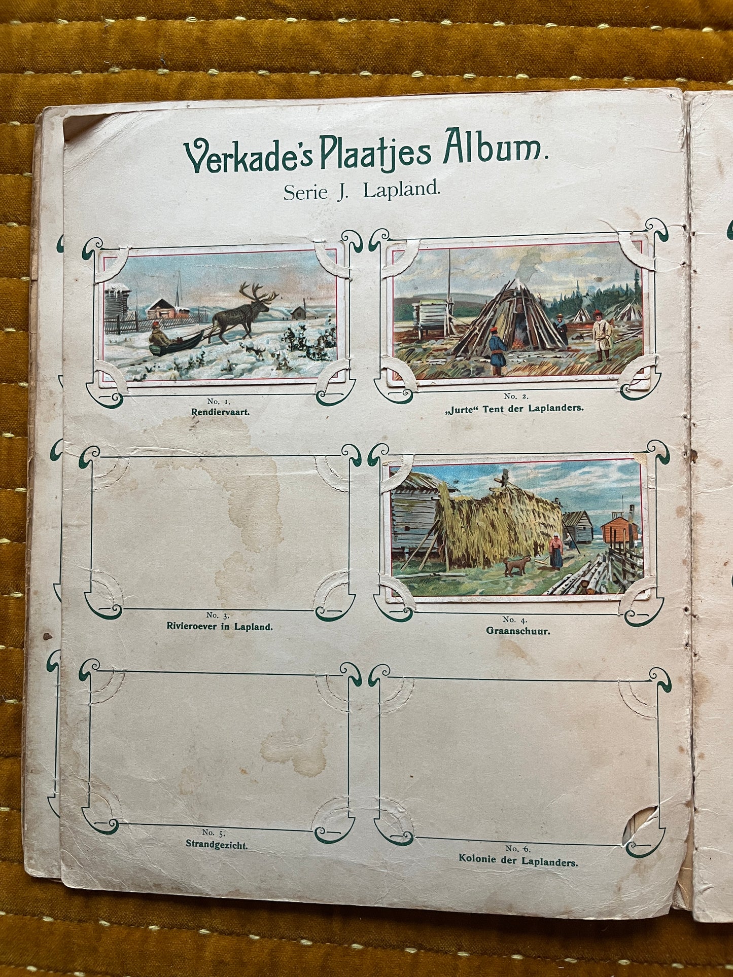 Verkade Bilderalbum 1 (1903) Lose Bilder Serie J Lappland