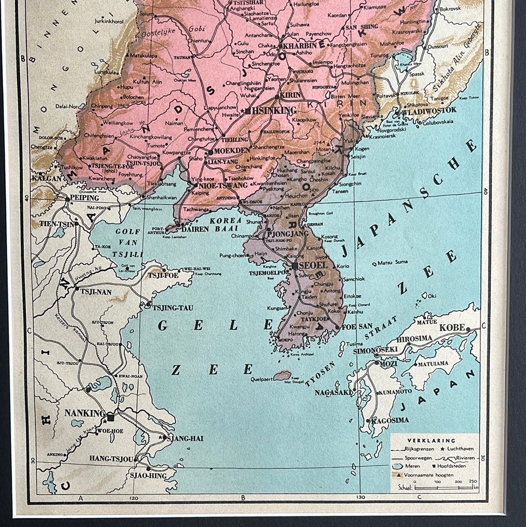 Mandschukuo und Korea 1939