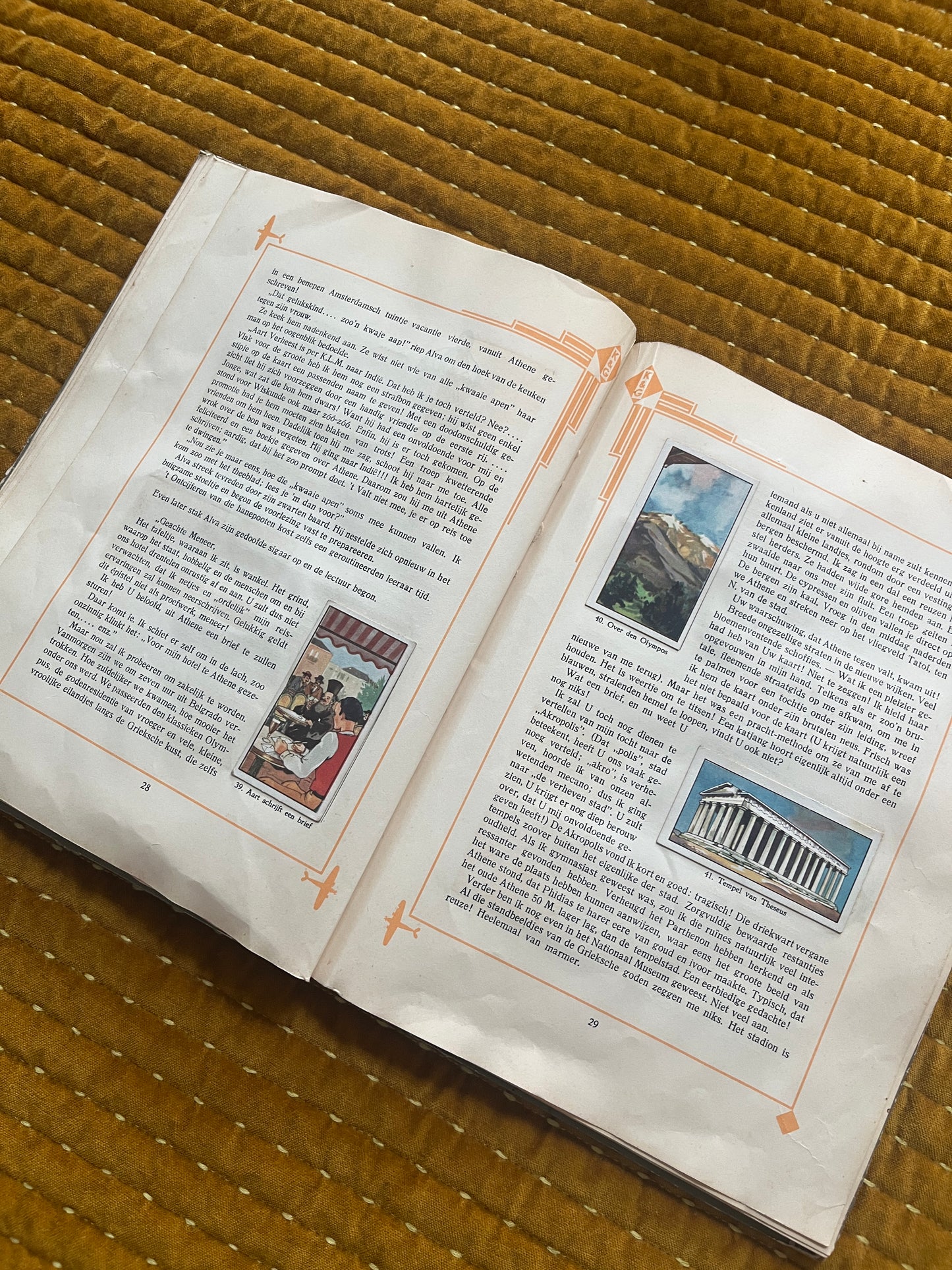 Langs den luchtweg van Amsterdam naar Batavia plaatjesalbum 1933