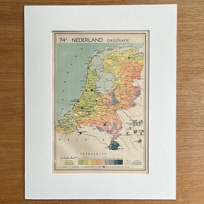 Niederländische Orographie 1939