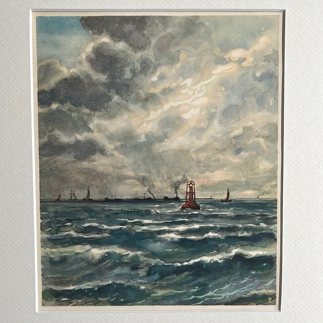 Tafel 23: Hellegat mit Wellenbrecher 1938