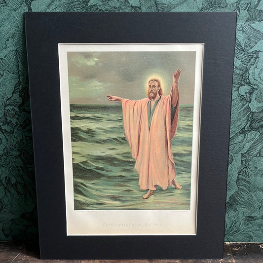 Jesus walks on water (late 19th century)