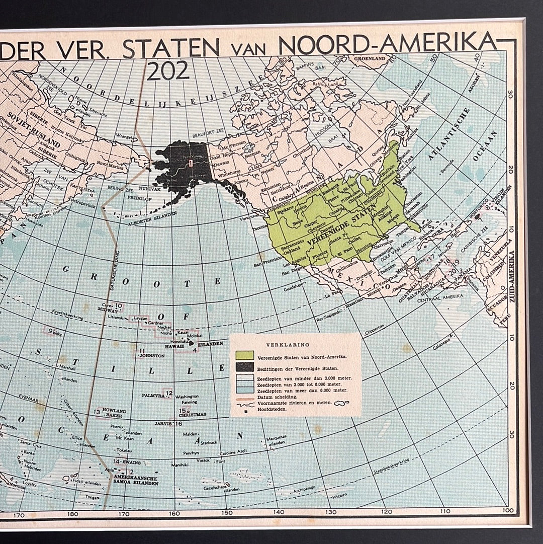 Bezittingen der Verenigde Staten van Noord Amerika 1939