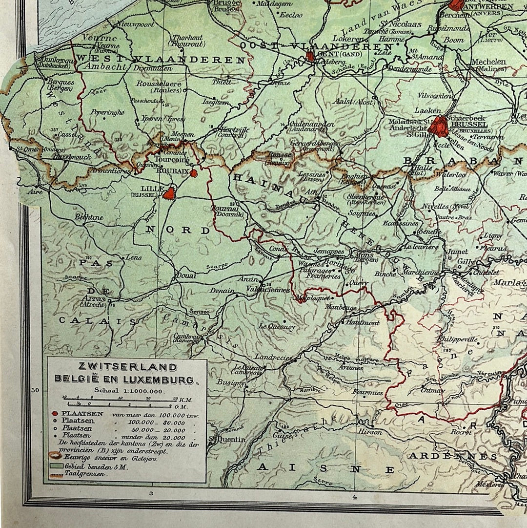 Zwitserland, België en Luxemburg 1923