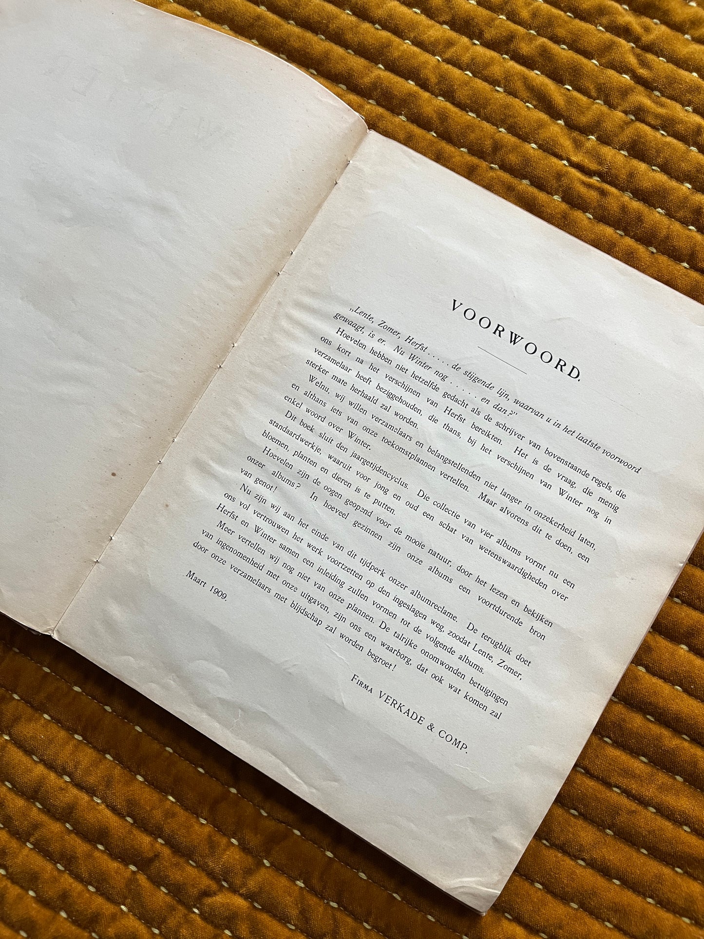 Winter Verkade Plaatjesalbum 1909