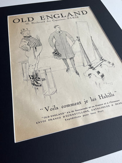 Franse reclame: Old England (L’illustration uit 1907)