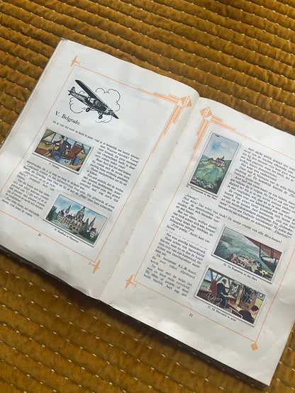 Langs den luchtweg van Amsterdam naar Batavia plaatjesalbum 1933