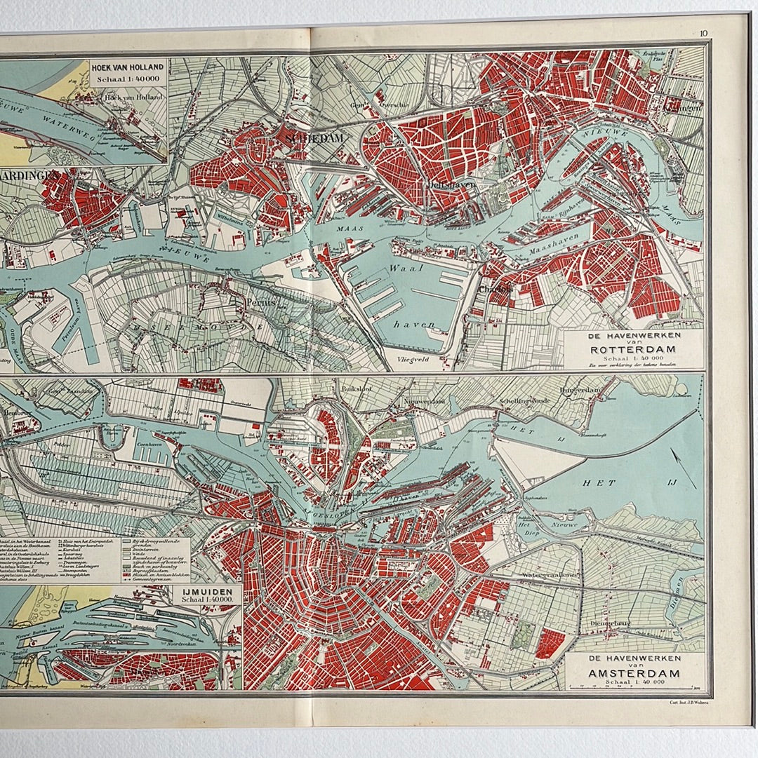 Haven van Rotterdam, Amsterdam en IJmuiden 1932