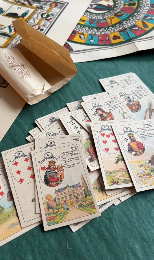 Vintage set Lenormand kaarten