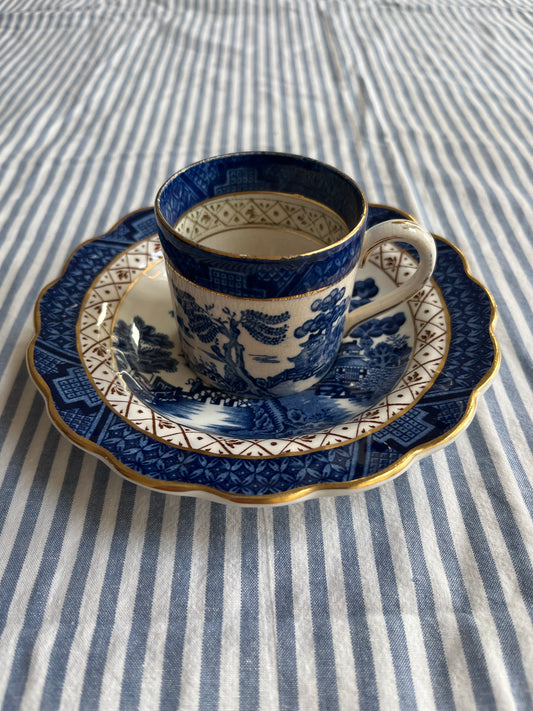 Espresso kop en schotel Booths Real Old Willow A8025