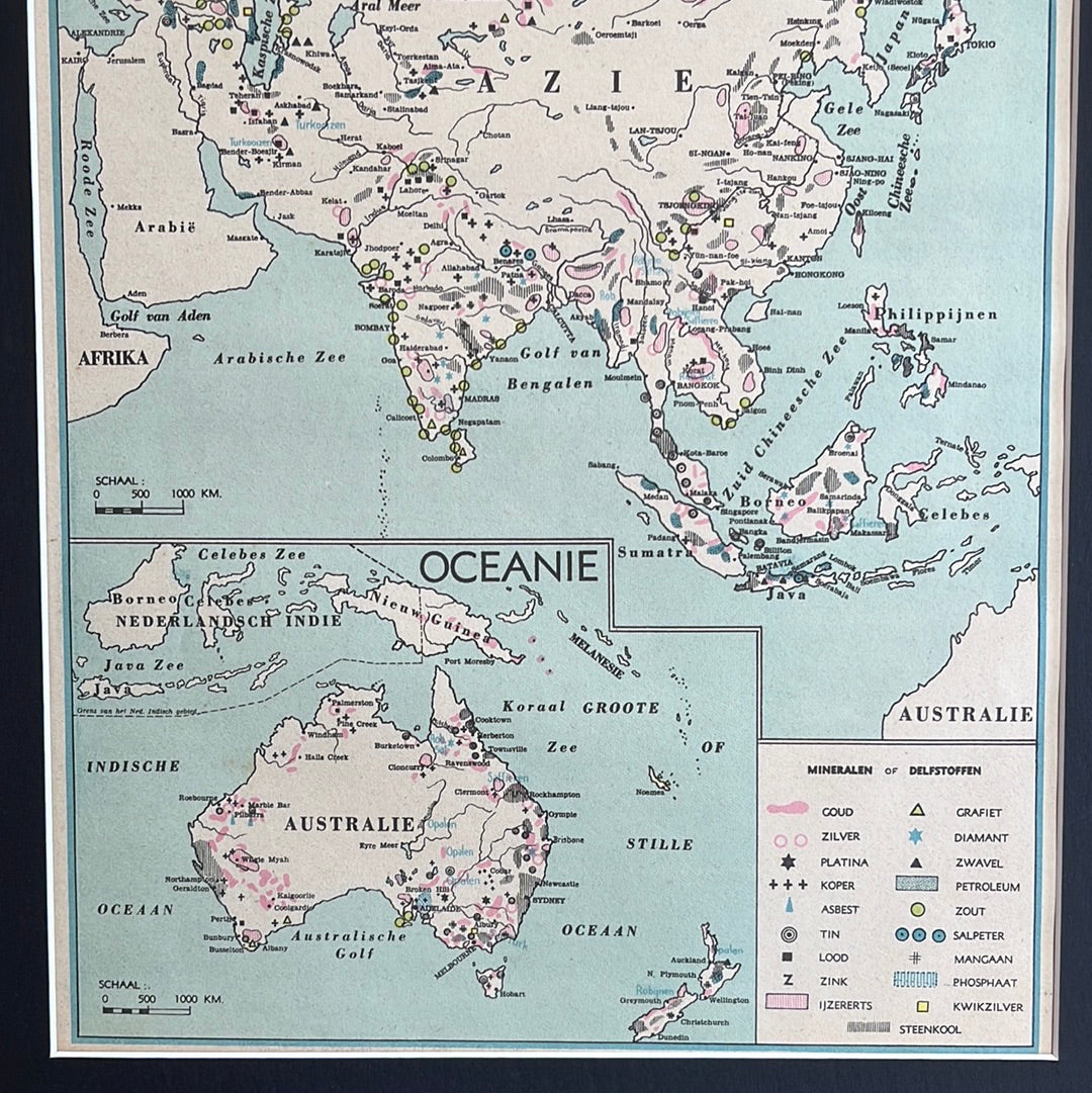 Mineralen van Azië en Oceanië 1939