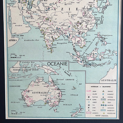 Mineralen van Azië en Oceanië 1939
