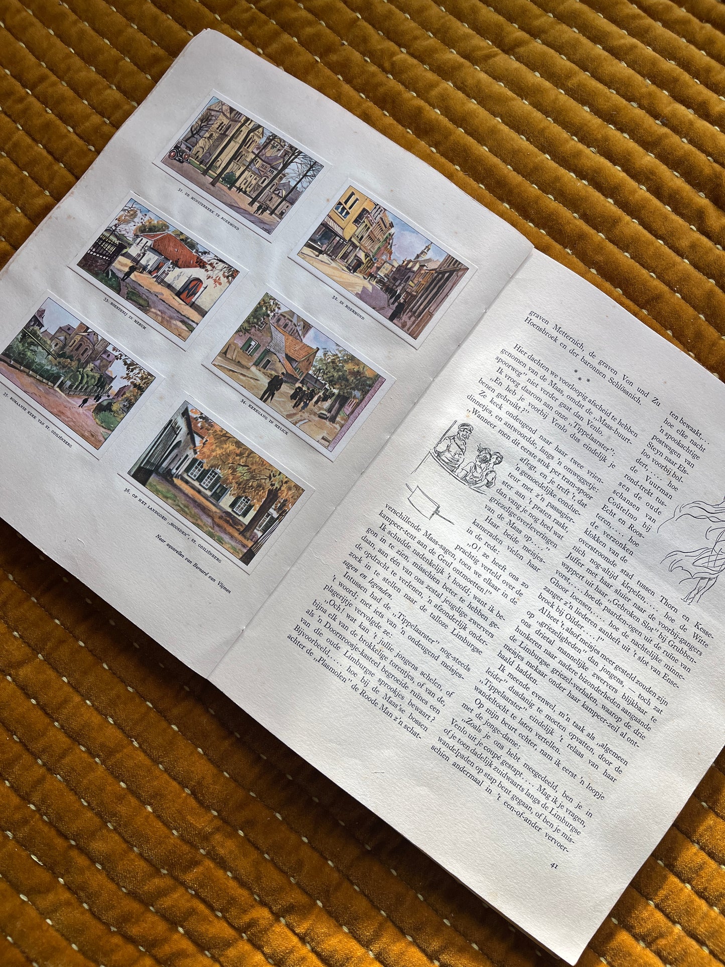 Zwerftochten door ons land Limburg Plaatjesalbum 1936