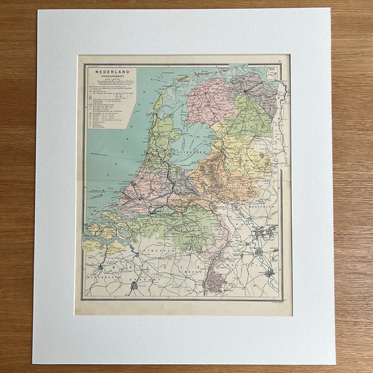 Niederlande-Übersichtskarte 1932