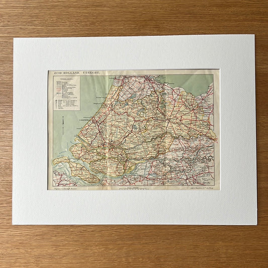 Zuid-Holland en Utrecht 1924 (Sleeswijk's Atlas)