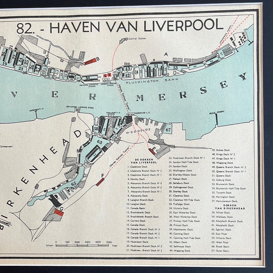 Hafen von Liverpool 1939
