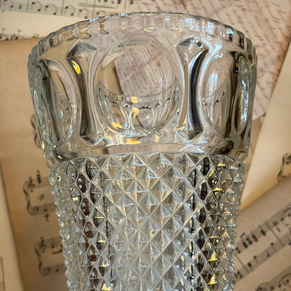Heavy crystal vase