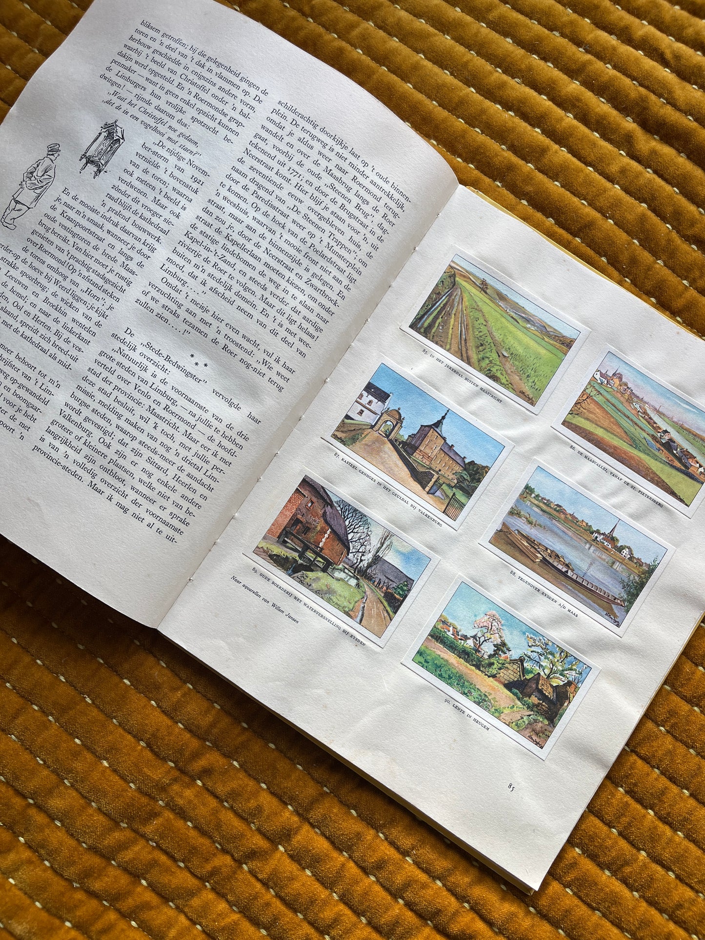 Zwerftochten door ons land Limburg Plaatjesalbum 1936