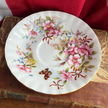 Royal Albert butterfly cup and saucer ladies