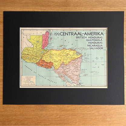 Centraal Amerika: Brits Honduras, Guatamala, Honduras, Nicaragua en Salvador 1939