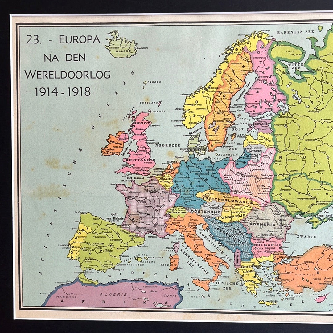 Europa nach dem Weltkrieg 1914-1918 1939