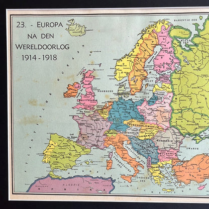 Europa nach dem Weltkrieg 1914-1918 1939