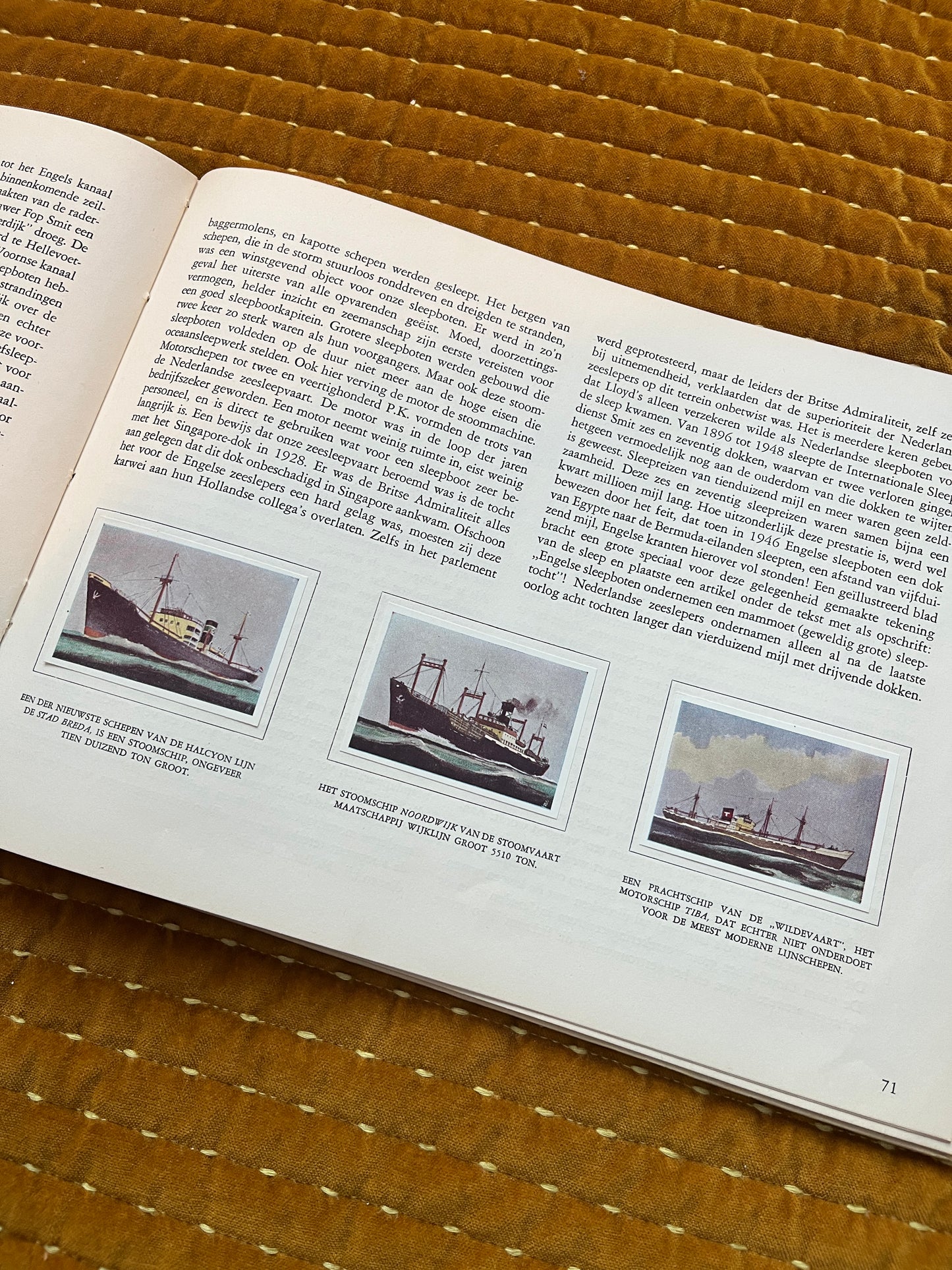 Het zeegat uit. Plaatjesalbum 1952