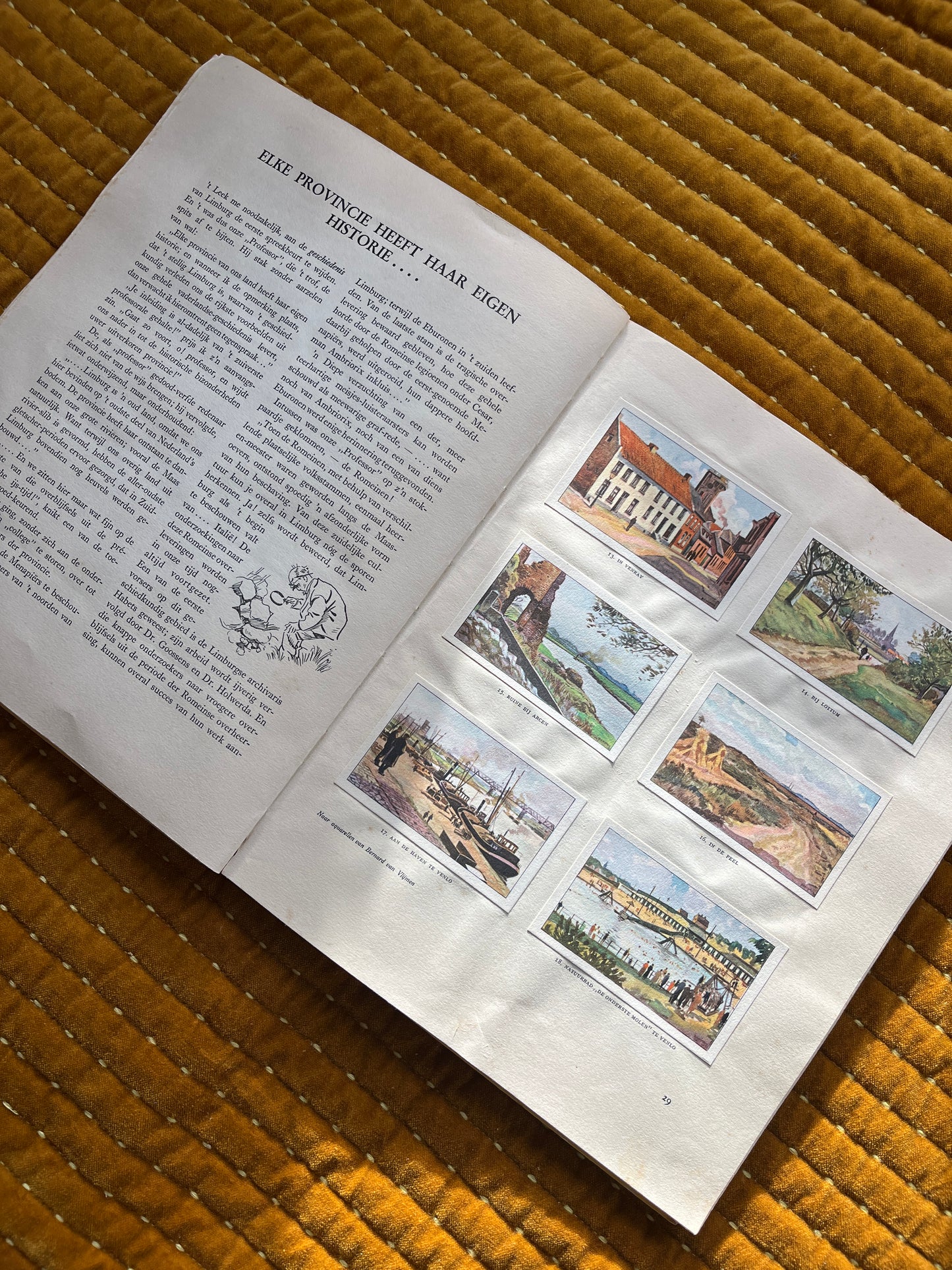 Zwerftochten door ons land Limburg Plaatjesalbum 1936