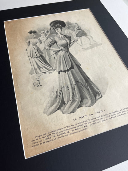 Franse reclame: Le Matin au Bois (L’illustration uit 1907)