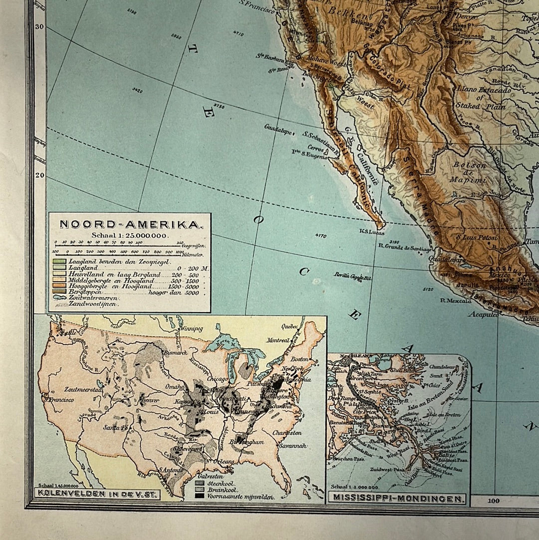 Noord-Amerika en kolenvelden 1923