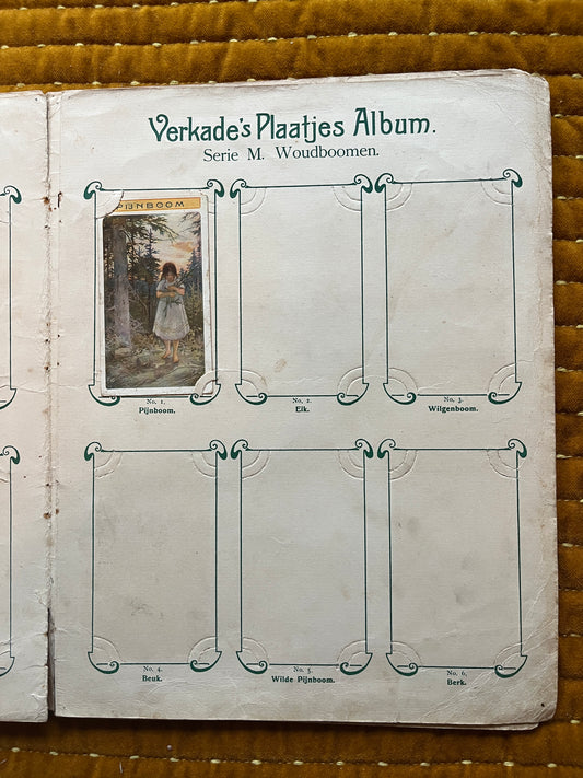 Verkade Bilderalbum 1 (1903) Lose Bilder Serie M Wald Bäume