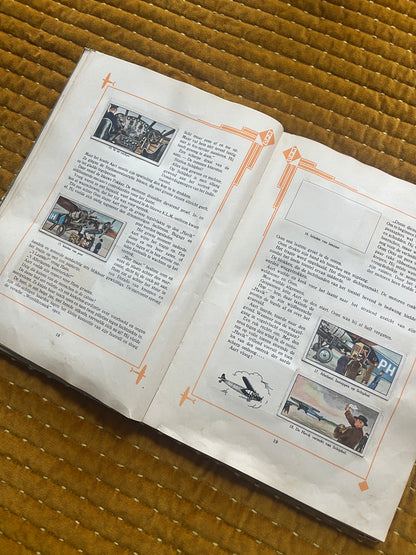 Langs den luchtweg van Amsterdam naar Batavia plaatjesalbum 1933